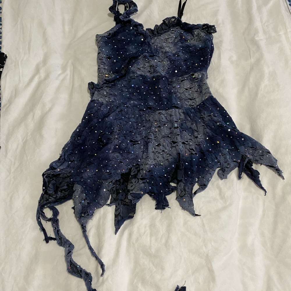 Sparkly dancing one piece outfit